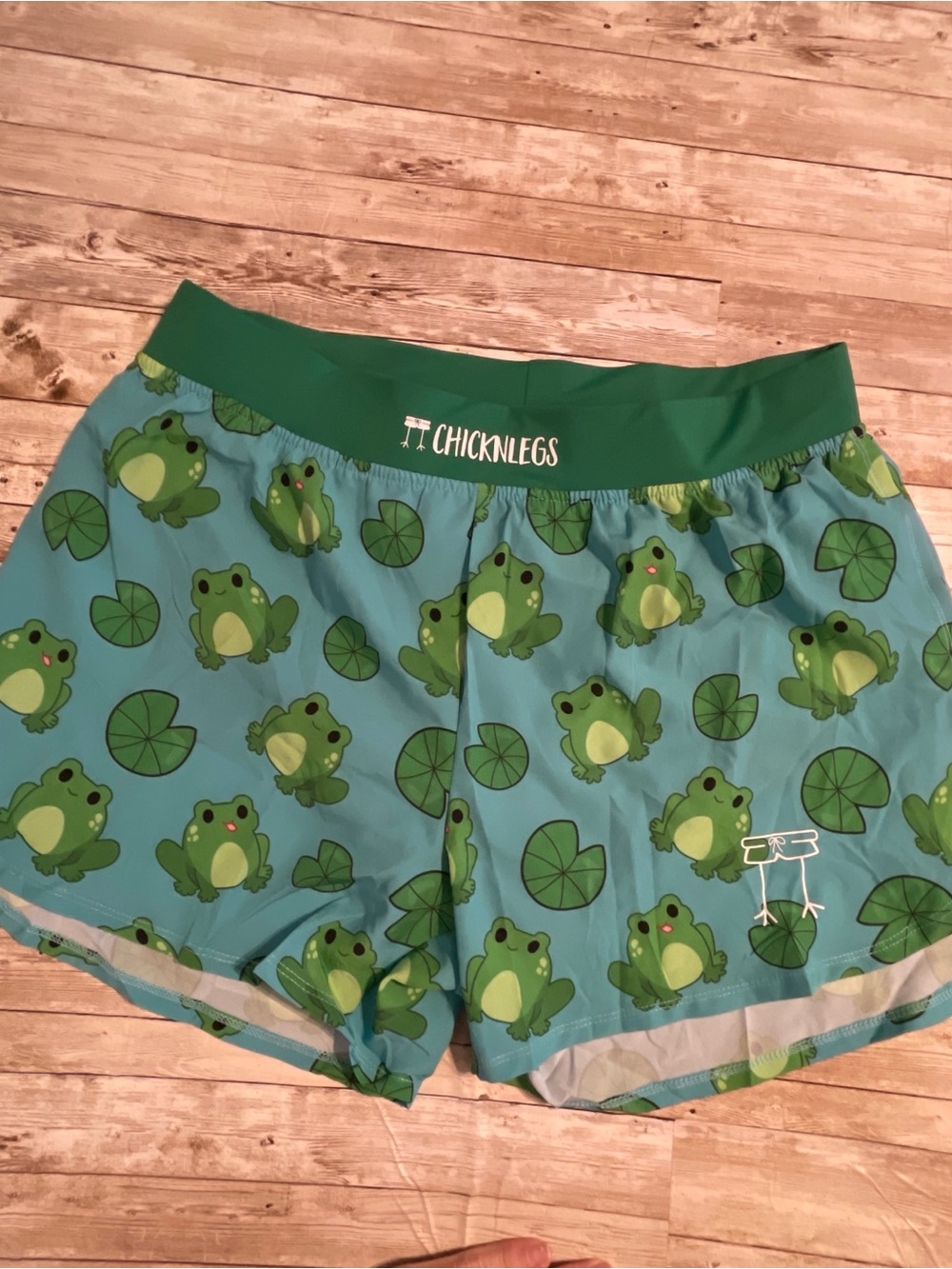 Men's Chicknlegs Fartlek Froggies 4” Half Split Running Shorts Size XL